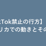 【TikTok禁止の行方】アメリカでの動きとその影響