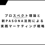 プロスペクト理論と新PASONA法則による実践マーケティング戦略